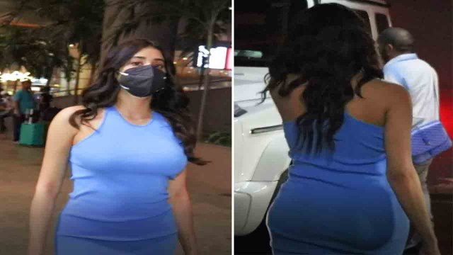 Jhanvi Kapoor ने airport पर पहनी टाइट ड्रेस, चलना हुआ मुश्किल ; Video | FilmiBeat