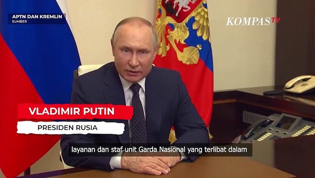 Momen Putin Apresiasi Perjuangan Garda nasional Rusia yang Bertugas di Donbas dan Ukraina