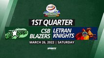 Saint Benilde vs. Letran | First Quarter | NCAA Season 97