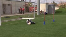 La selección vuelve a los entrenamientos tras la victoria frente a Albania