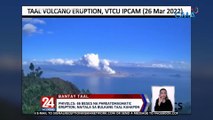 PHIVOLCS: 66 beses na phreatomagmatic eruption, naitala sa Bulkang Taal kahapon | 24 Oras Weekend