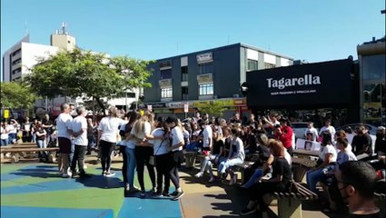 Justiça por Ailson Ortiz: Familiares e amigos realizam manifestação em frente à Catedral, no Centro