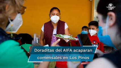 Doraditas del AIFA deleitan a comensales en Los Pinos