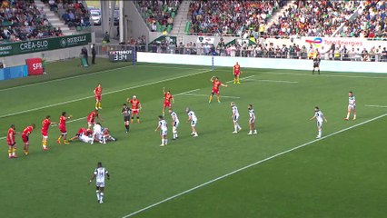 TOP 14 - Essai de Jordan JOSEPH (SP) - Section Paloise - USA Perpignan - J21 - Saison 2021/2022