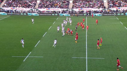 TOP 14 - Essai de Piula FAASALELE (USAP) - Section Paloise - USA Perpignan - J21 - Saison 2021/2022