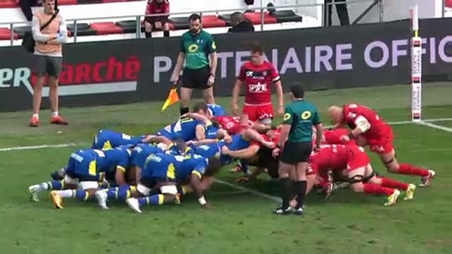 TOP 14 - Essai de Alivereti RAKA (ASM) - RC Toulon - ASM Clermont - J21 - Saison 2021/2022