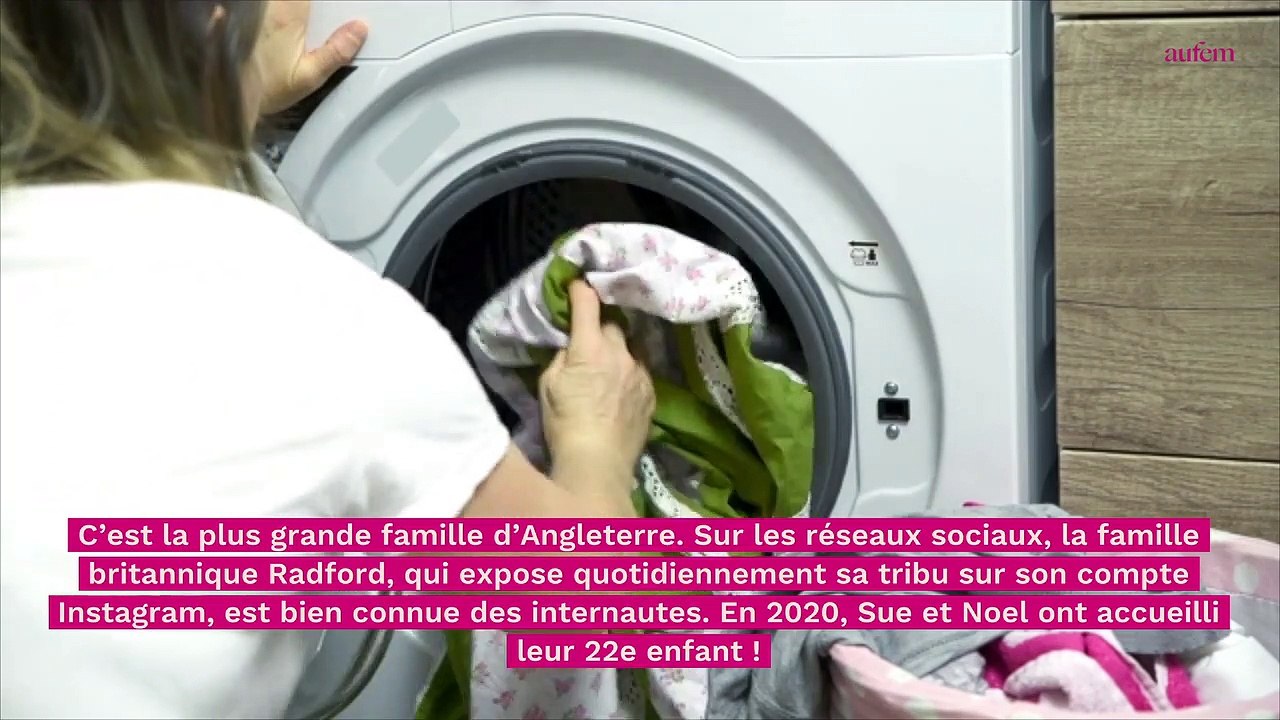 Cette maman de 22 enfants lave 18 kilos de linge par jour !