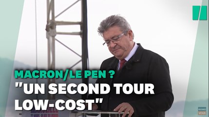 Macron-Le Pen: pour Mélenchon, ce serait un second tour "low-cost"