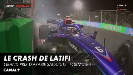 Le crash de Latifi - Grand Prix d'Arabie Saoudite - Formule 1