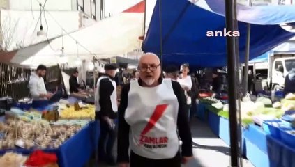 Pazarda ‘zamlar geri alınsın’ eylemi