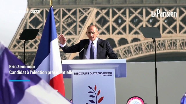 Meeting de Zemmour au Trocadéro : la foule scande Macron assassin