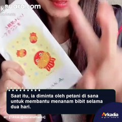 Cuma 2 Hari Kerja Jadi Petani di Jepang, Wanita ini Dapat Gaji Melimpah Plus Makanan