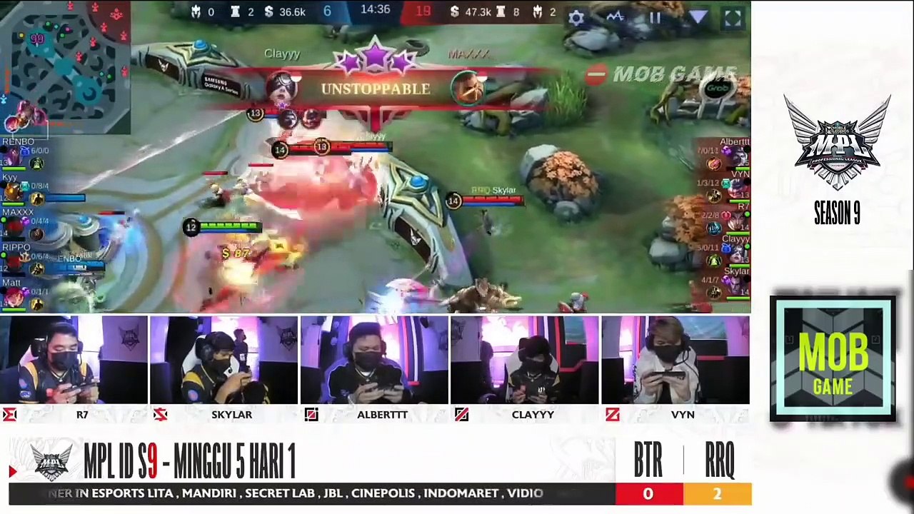 MIC CHECK RRQ VS BTR MPL ID SEASON 9 LING ALBERT  DILEPAS⁉️