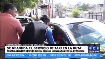 ¡Tras llegar a acuerdo! Reanudan operaciones en punto de taxis Centro-Kennedy