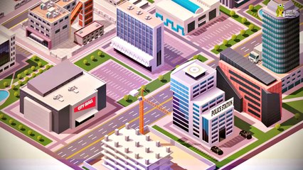 Police Car Chase Video for Kids with Car Wash | Learn Vehicles