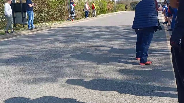 Arrivée de nos benjamins à la dernière étape des Aiglons