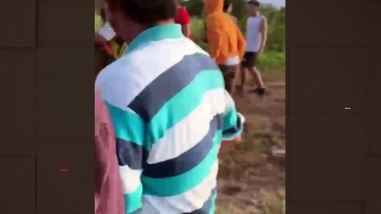 Aparatoso accidente en un rally en Paurito en el que el coche dio cuatro vueltas en el aire