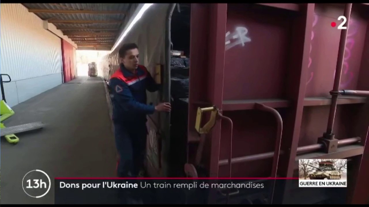 #SOSUkraine - 1 train humanitaire de marchandises partant de Strasbourg