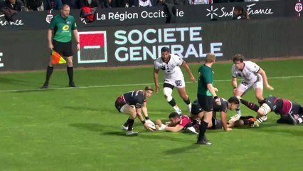 TOP 14 - Essai de Peato MAUVAKA (ST) - Stade Toulousain - LOU Rugby - J21 - Saison 2021/2022