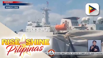 BRP Malabrigo, nilapitan ng Chinese coast guard habang nagsasagawa ng maritime patrol sa Bajo De Masinloc