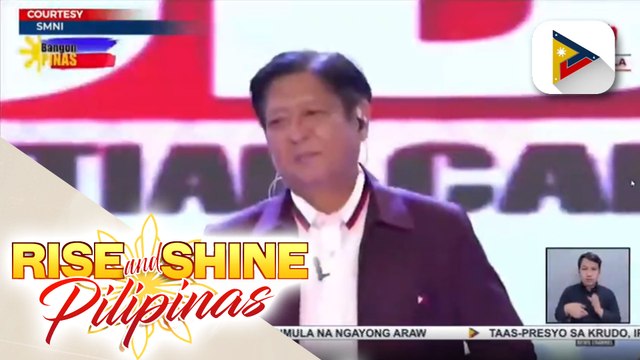 BBM, sumalang sa hot seat sa SMNI presidential candidates interview