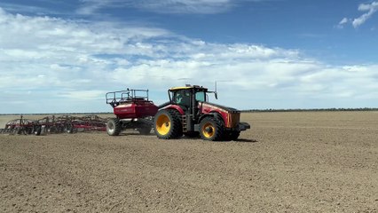 Sowing oats at Tilpa | March 2022 | The Land