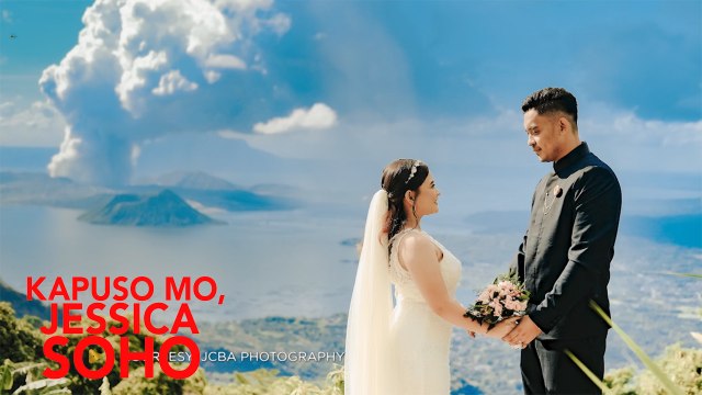 Kapuso Mo, Jessica Soho: KASALAN SA GITNA NG PAG-AALBUROTO NG BULKANG TAAL