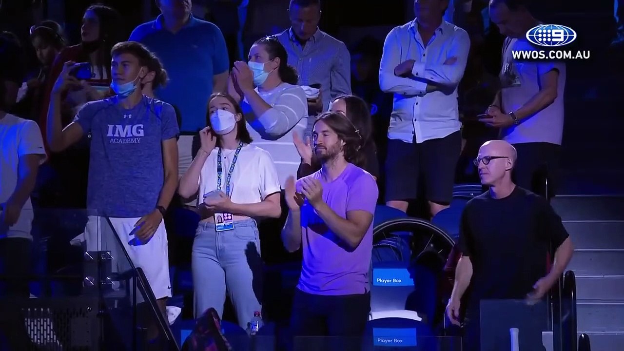 Danielle Collins has the whole crowd in raptures during beautiful speech  Australian Open 2022