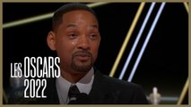 Les larmes de Will Smith qui remporte l'Oscar du Meilleur Acteur - Oscars 2022