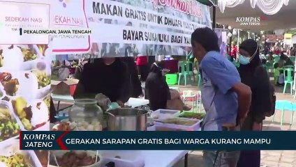 Gerakan Sarapan Gratis Bagi Warga Kurang Mampu