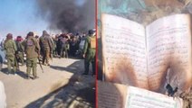 Terör örgütü PKK, Deyrizor'da cami basıp Kur'an-ı Kerim yaktı