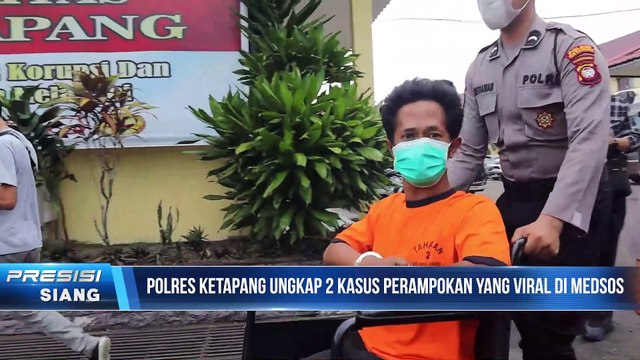 Jajaran Polres Ketapang Ungkap Dua Kasus Perampokan Di Ketapang