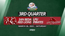 San Beda vs. Lyceum | Third Quarter | NCAA Season 97