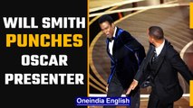 Will Smith punches Chris Rock at Oscars 2022 award ceremony: Watch | Oneindia News