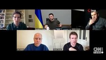 Zelenskiy, Rus muhalif gazeteciler ile röportaj yaptı