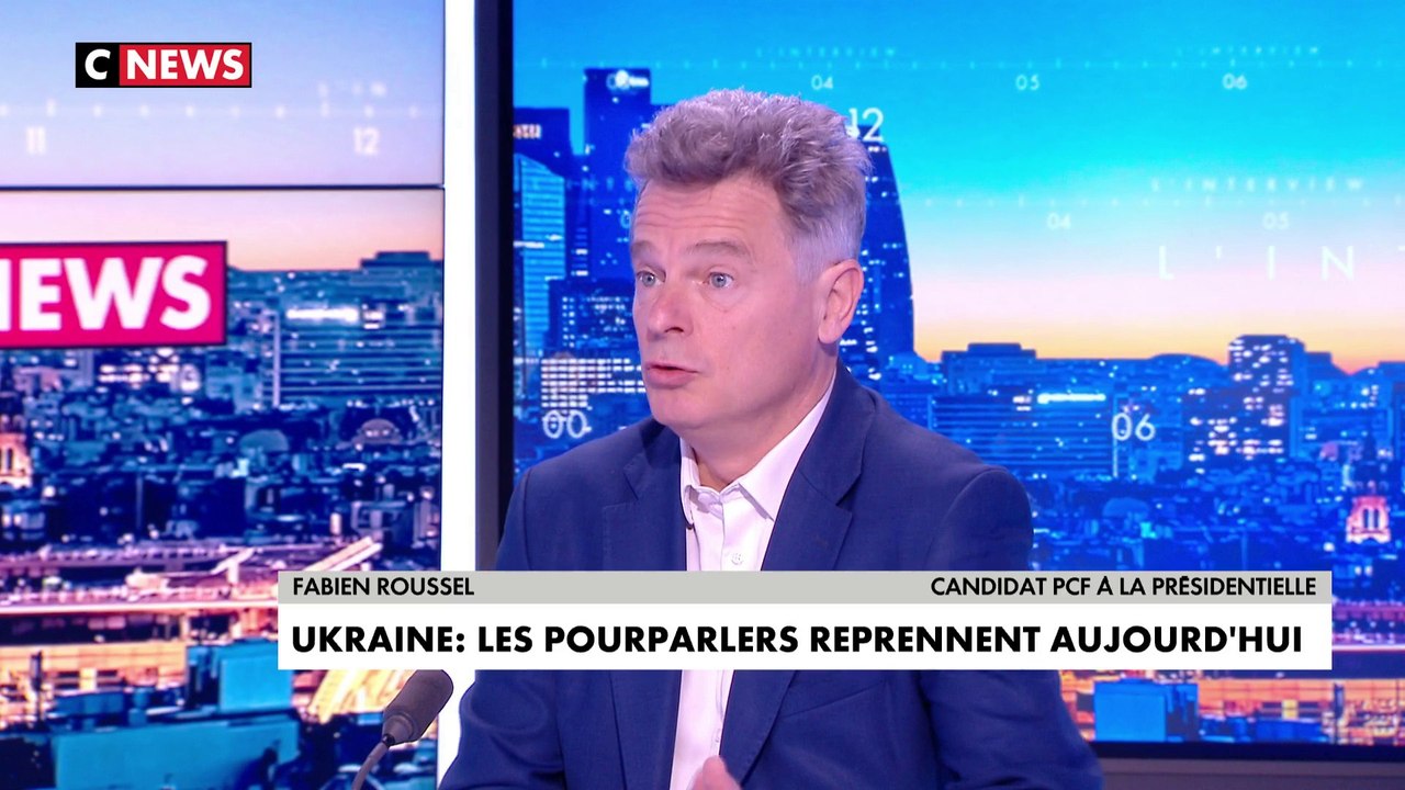 Fabien Roussel : «Il faut accorder ce statut spécial pour la Crimée et le Donbass, cela devait être mis en œuvre dans le cadre des accords de Minsk»