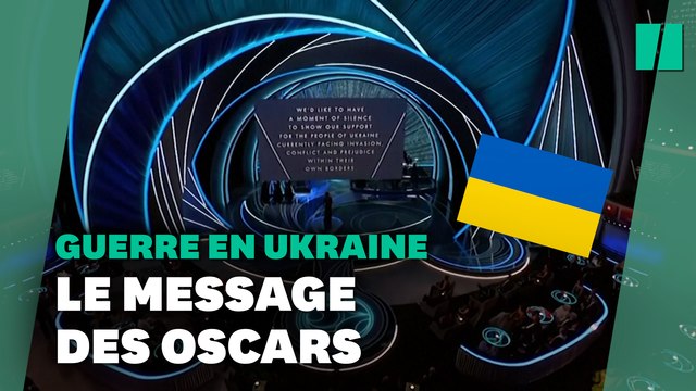 Aux Oscars, une minute de silence en hommage à l'Ukraine