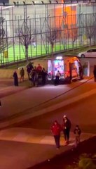 Bursa'da halı sahada maç oynayan bir kişi aniden fenalaştı