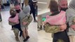 'Kids are 'so surprised' following unexpected reunion with dad returning from a 7-month deployment '