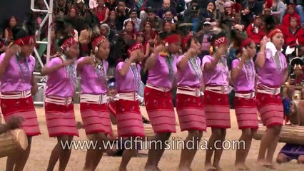 North East India's Garo tribal drumbeats and dance steps!