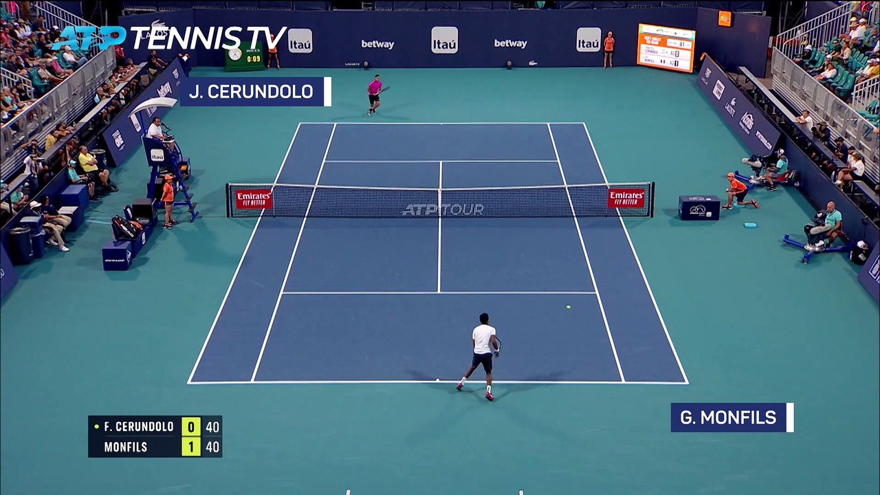 Highlights: Cerundolo überrascht gegen Monfils
