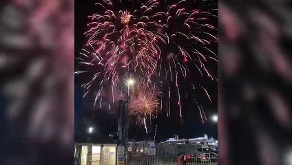 Brittany Ferries fireworks