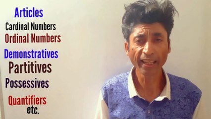 What is a Determiner ? |  Which Words are used as determiners |