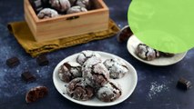 Crinkles au chocolat sans beurre