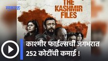 The Kashmir Files : काश्मीर फाईल्सची घोडदोड सुरूच, जगभरात 252 कोटींची कमाई | | Sakal Media |