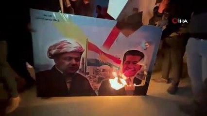 Bağdat'ta Barzani liderliğindeki KDP binası ateşe verildi