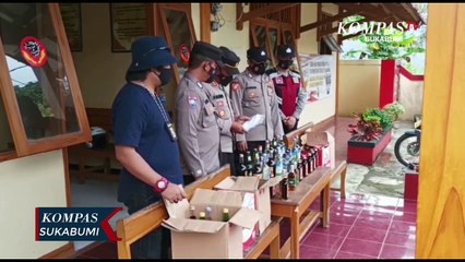 Jelang Ramadhan Polisi Razia Miras Dipedagang Eceran