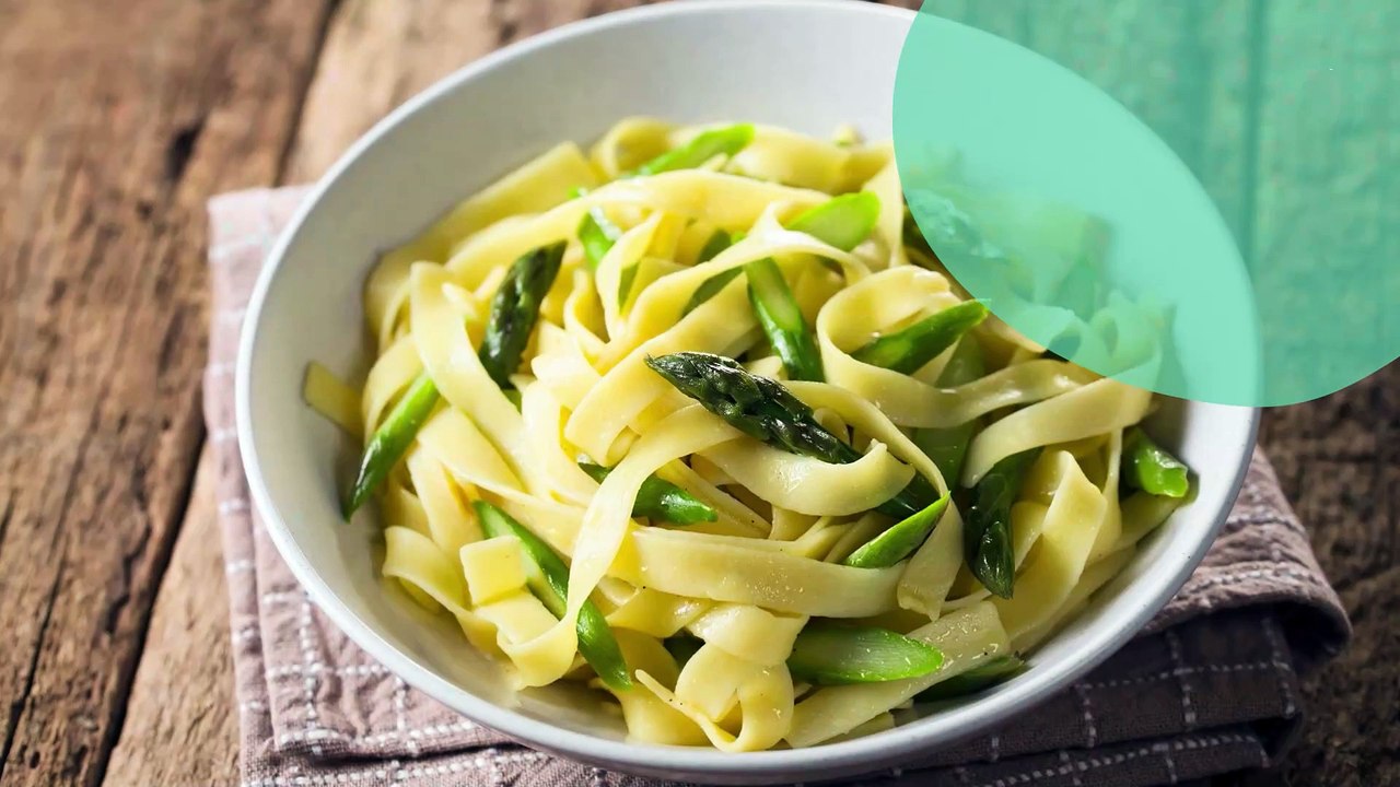 Tagliatelles aux asperges vertes