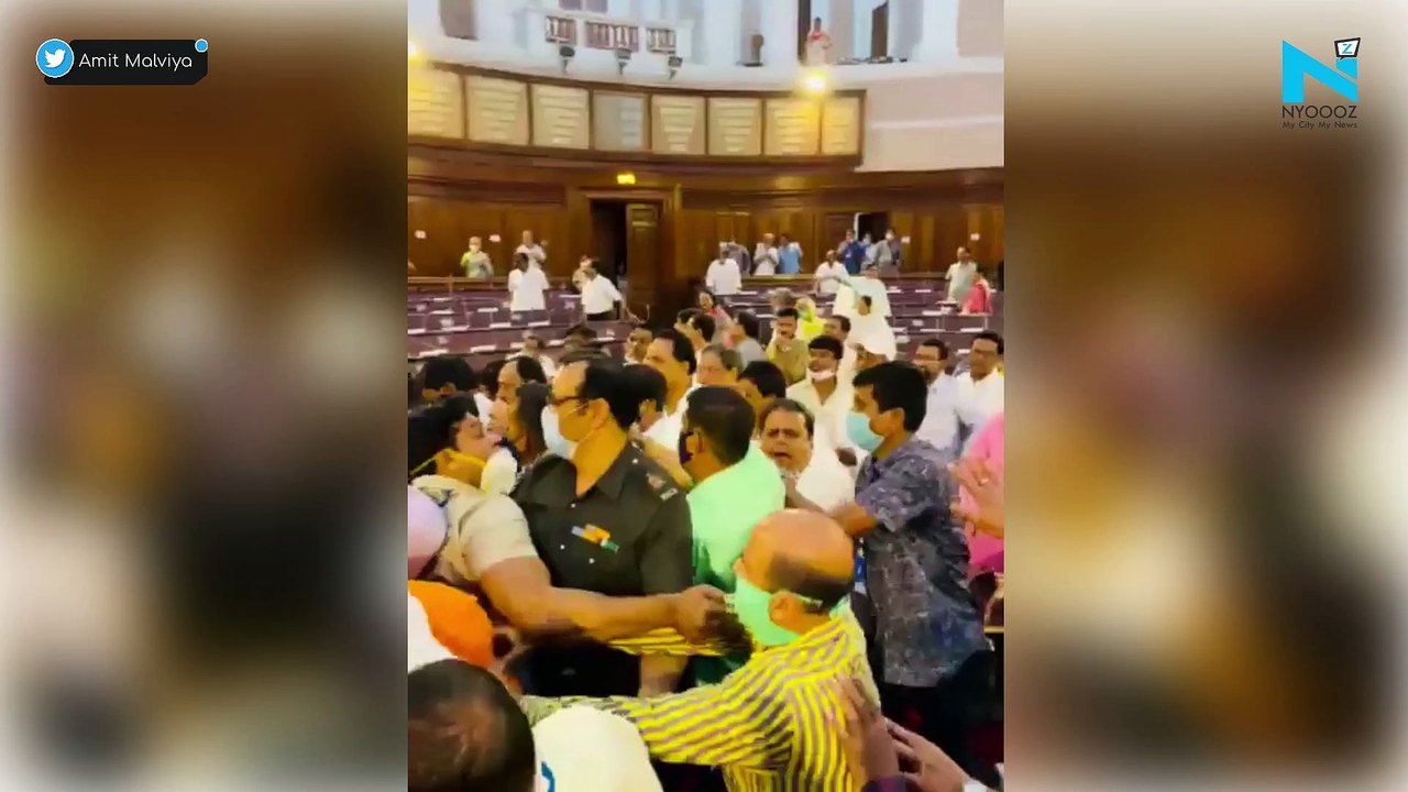 Ruckus in West Bengal Assembly over #BirbhumKillings, 5 BJP MLAs suspended