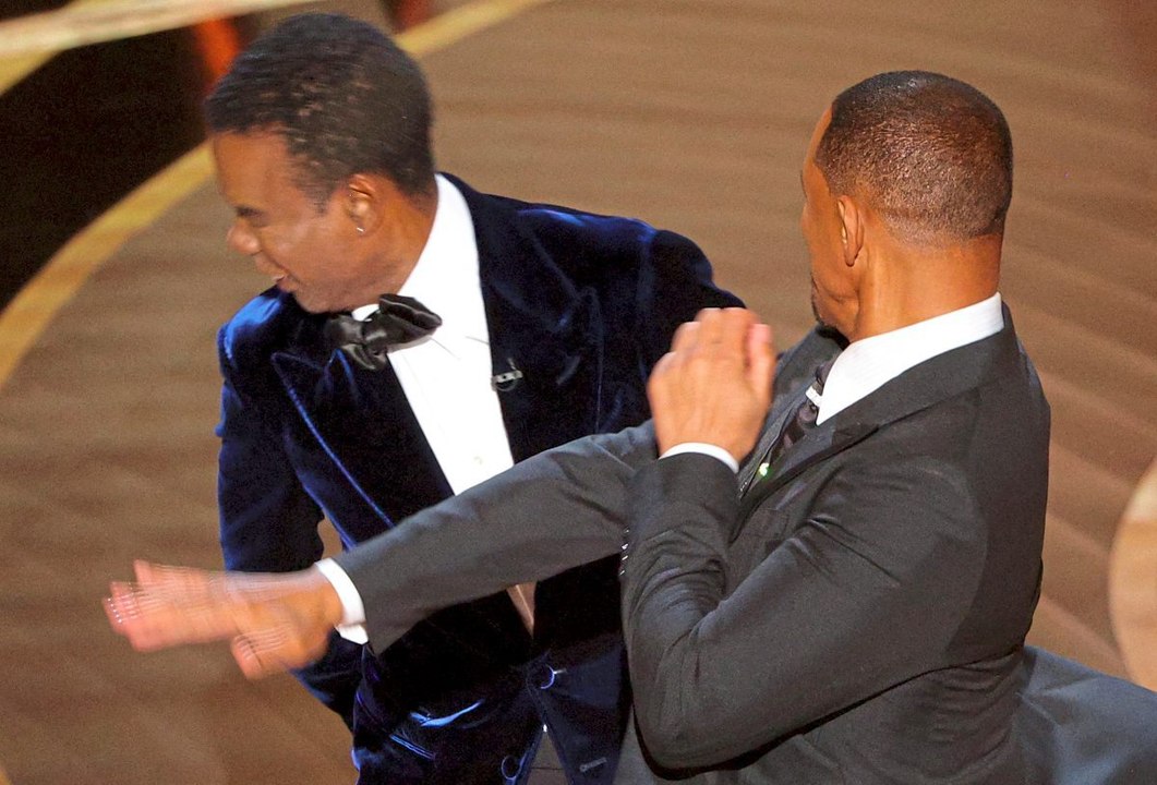 Will Smith schlägt Chris Rock: 'Nimm den Namen meiner Frau nicht in den Mund'